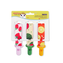 Load image into Gallery viewer, Cartoon Pattern Baby Pacifier Teether Pack of Three
