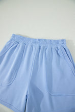 Load image into Gallery viewer, Banana Cream Loose Polo Tee Elastic Waist 2pcs Short Set
