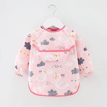 Load image into Gallery viewer, Waterproof Cotton Bib for Kids - Long Sleeve Feeding Apron

