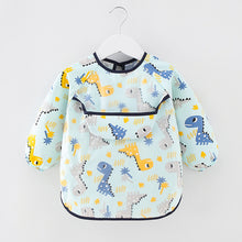 Load image into Gallery viewer, Waterproof Cotton Bib for Kids - Long Sleeve Feeding Apron
