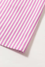 Load image into Gallery viewer, Phalaenopsis Striped Patchwork Three Quarters Sleeve Loose Mini Dress
