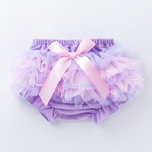 Load image into Gallery viewer, Baby Girls Casual Bowknot Mesh Shorts Outfit Set
