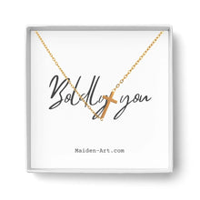 Load image into Gallery viewer, 14K gold necklace | Gold Plated Cross Pendant Necklace
