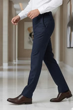 Load image into Gallery viewer, "Ethan" Navy Super 150's Luxury Viscose Blend Suit Pants
