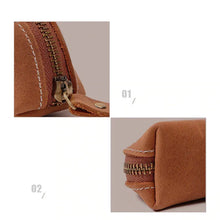 Load image into Gallery viewer, The Paavo Leather Pen Case | Leather Makeup Pouch
