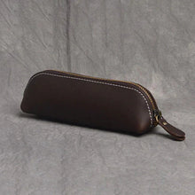 Load image into Gallery viewer, The Paavo Leather Pen Case | Leather Makeup Pouch
