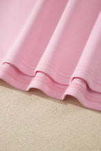 Load image into Gallery viewer, Bonbon Striped Trim Casual Tee Drawstring Shorts 2pcs Set
