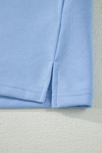 Load image into Gallery viewer, Banana Cream Loose Polo Tee Elastic Waist 2pcs Short Set
