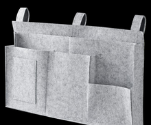 Load image into Gallery viewer, Bedside Storage Bag, Felt Organizer for Bedside Use
