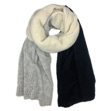 Load image into Gallery viewer, Color Block Alpaca Wrap Scarf
