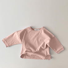 Load image into Gallery viewer, Infant Long-sleeved Candy Color Brushed Cotton T-shirt
