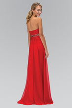 Load image into Gallery viewer, Spaghetti Straps Floor Length Dress Accented with Jewel
