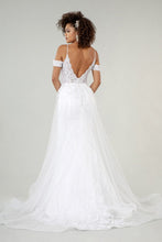 Load image into Gallery viewer, Sweethearted Embroidered Spaghetti Strap Wedding Gown w/ Lace Lining
