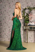 Load image into Gallery viewer, Floral Embroidery Sheer Bodice Mesh Mermaid Long Dress
