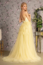 Load image into Gallery viewer, Asymmetric Feather Mesh Mermaid Long Dress w/ Detachable Waist Drape
