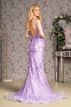 Load image into Gallery viewer, Jewel Glitter Sheer Bodice Mesh Mermaid Long Dress
