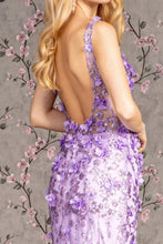 Load image into Gallery viewer, Jewel Glitter Sheer Bodice Mesh Mermaid Long Dress
