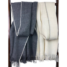 Load image into Gallery viewer, Andes Charcoal Baby Alpaca Scarf
