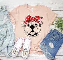 Load image into Gallery viewer, Bandana Bulldog T-shirt
