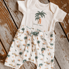 Load image into Gallery viewer, graphic bodysuit | beach vibes palms
