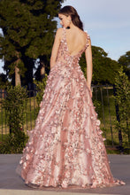 Load image into Gallery viewer, Glitter Floral Ball Gown
