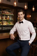 Load image into Gallery viewer, "Jamison" Pink Twill Spread Collar Dress Shirt
