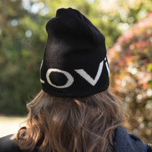 Load image into Gallery viewer, BIG LOViE JACQUARD INTENTIONS BEANIE | BLACK
