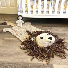 Load image into Gallery viewer, Organic Wool Play Mat + Nursery Rug  | Lion
