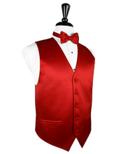 Load image into Gallery viewer, Luxury Satin Tuxedo Vest 2

