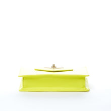 Load image into Gallery viewer, Bright Yellow Mini Crossbody Purse Chain Strap Leather Wristlet Women's Handbag
