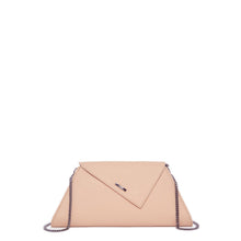 Load image into Gallery viewer, Leather Clutch Bag Nude Clutch Purse Beige Evening Bag Tan Women's Handbag
