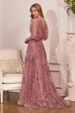 Load image into Gallery viewer, Strapless Layered Tulle Gown
