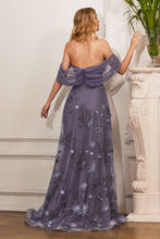 Load image into Gallery viewer, Strapless Layered Tulle Gown

