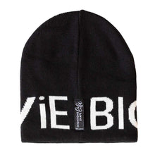 Load image into Gallery viewer, BIG LOViE JACQUARD INTENTIONS BEANIE | BLACK
