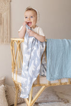 Load image into Gallery viewer, Snuggle Wrap Blue Swaddle Blanket Set

