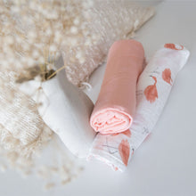 Load image into Gallery viewer, Snuggle Wrap Bright Pink Swaddle Blanket Set
