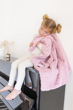 Load image into Gallery viewer, Ultra-Soft Solid Pink Fur Blanket

