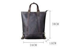 Load image into Gallery viewer, The Icarus | Handmade Vintage Leather Backpack
