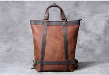 Load image into Gallery viewer, The Icarus | Handmade Vintage Leather Backpack
