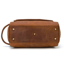 Load image into Gallery viewer, Dado Leather Dopp Kit | Handmade Leather Toiletry Bag

