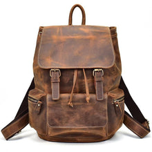 Load image into Gallery viewer, The Hagen Backpack | Vintage Leather Backpack
