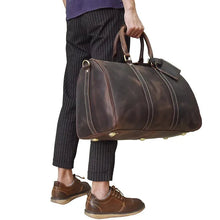 Load image into Gallery viewer, The Bjarke Weekender | Handcrafted Leather Duffle Bag
