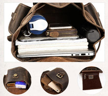Load image into Gallery viewer, The Thorsen Backpack | Small Handmade Genuine Leather Backpack
