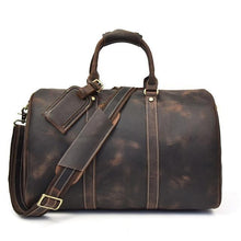 Load image into Gallery viewer, The Brandt Weekender | Small Leather Duffle Bag
