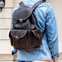 Load image into Gallery viewer, The Asmund Backpack | Genuine Leather Rucksack

