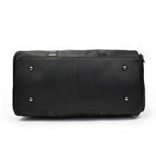 Load image into Gallery viewer, The Endre Weekender | Black Pebbled Leather Weekender
