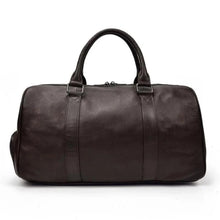 Load image into Gallery viewer, The Endre Weekender | Black Pebbled Leather Weekender
