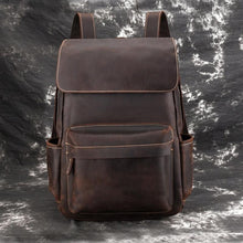 Load image into Gallery viewer, The Helka Backpack | Genuine Vintage Leather Backpack

