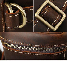 Load image into Gallery viewer, The Raoul Backpack | Handmade Vintage Leather Backpack
