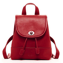 Load image into Gallery viewer, Nicole Brick Red Leather Backpack

